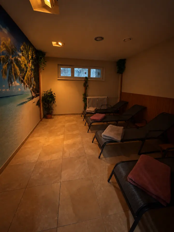 Relaxačná zóna s lehátkami